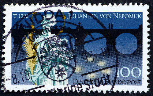 Postage stamp Germany 1993 St. John of Nepomuk