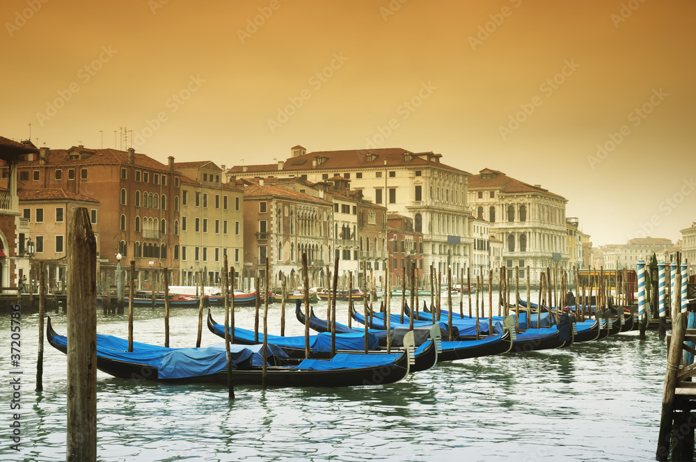 Grand Canal and gondolas