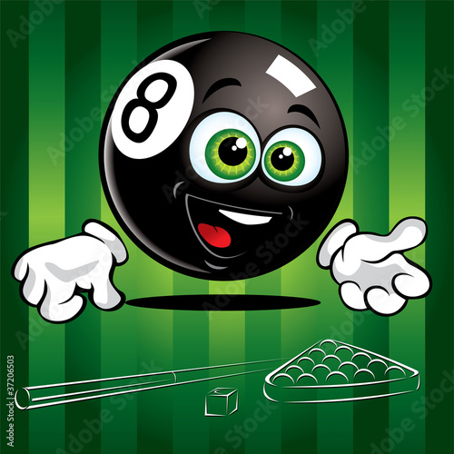 Funny Pool Ball