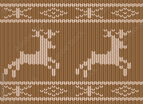Knitted Christmass seamless backgruond
