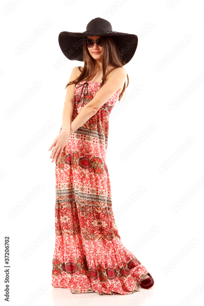teen girl beautiful cheerful isolated on white teen girl beautiful cheerful isolated on white