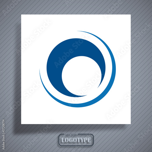 Logo metal pipe, hole # Vector