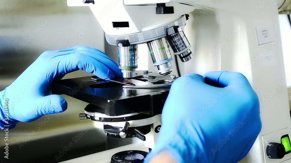 laboratorio medico, microscopio elettronico