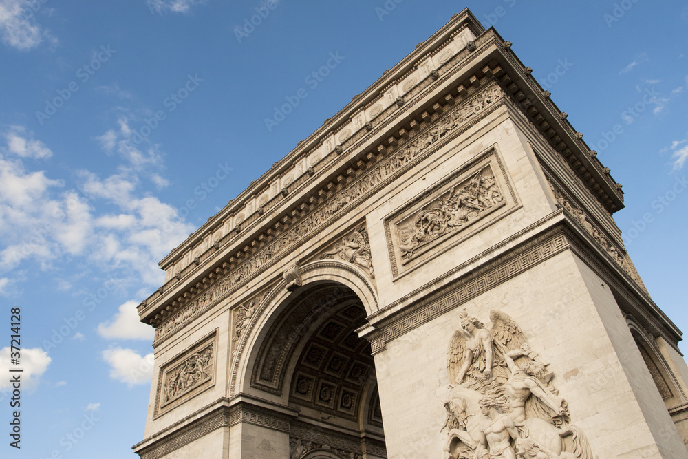 arc de triomphe paris france