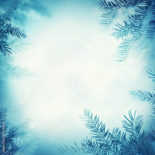 Festive winter background