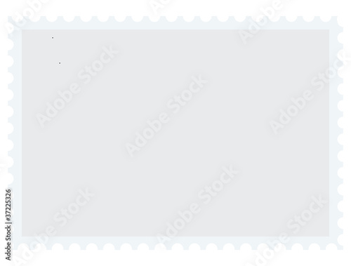 Vector blank postage stamp with place for your text