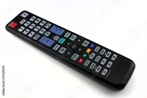 tv remote, isolated