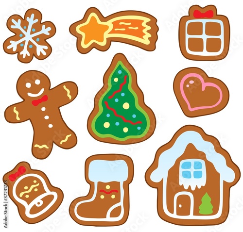 Christmas gingerbread collection 1