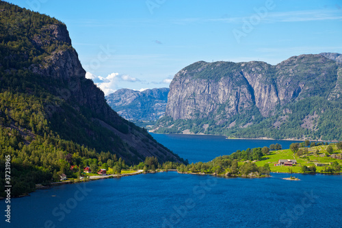 Fjords in Norway photo