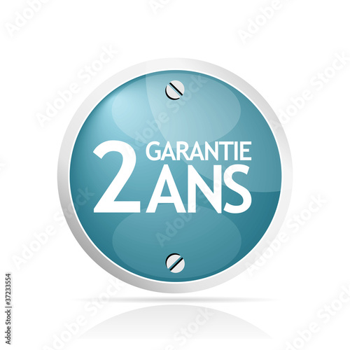 bouton garantie 2 ans
