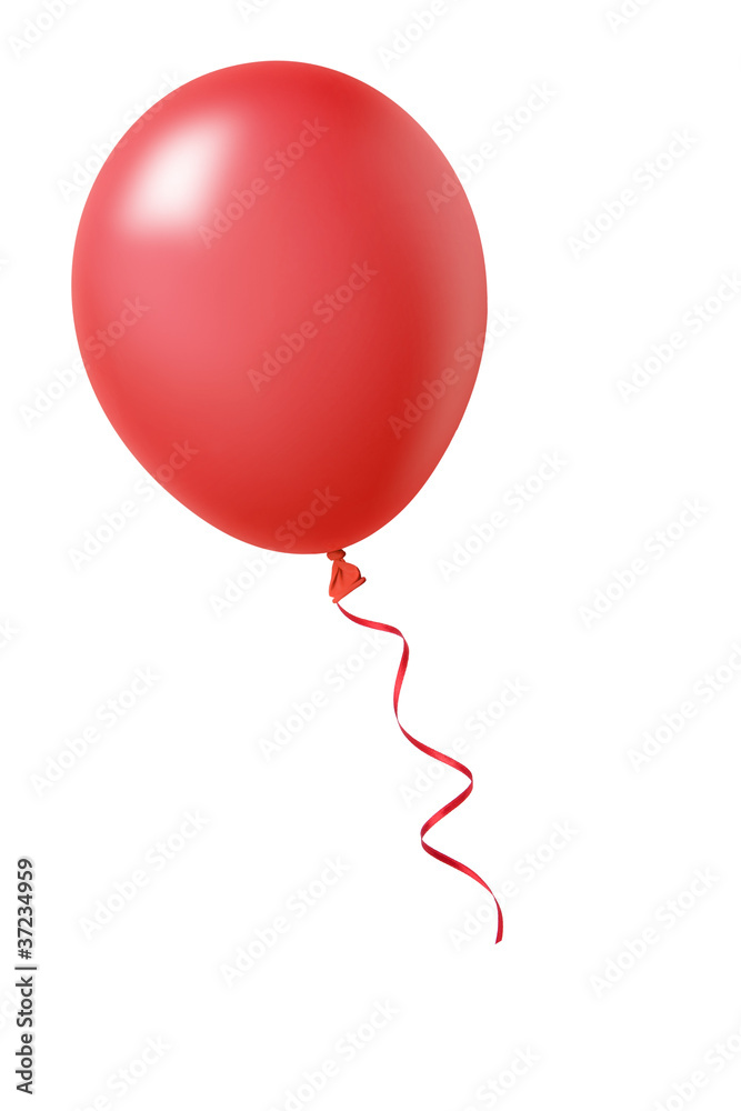 Roter Luftballon Stock-Foto | Adobe Stock