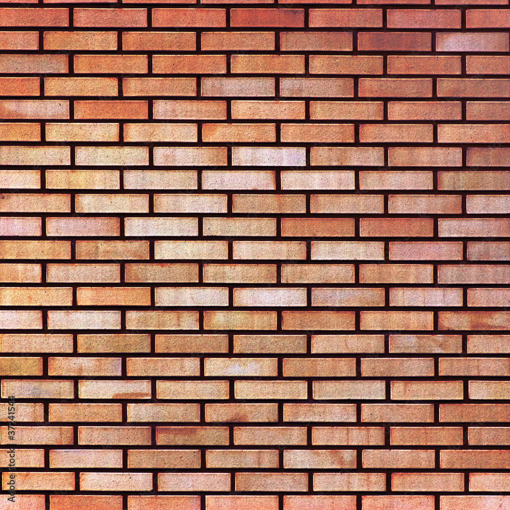 Red yellow beige tan fine brick wall texture background Red yellow beige tan fine brick wall texture background