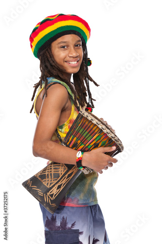 portrait os a rasta boy