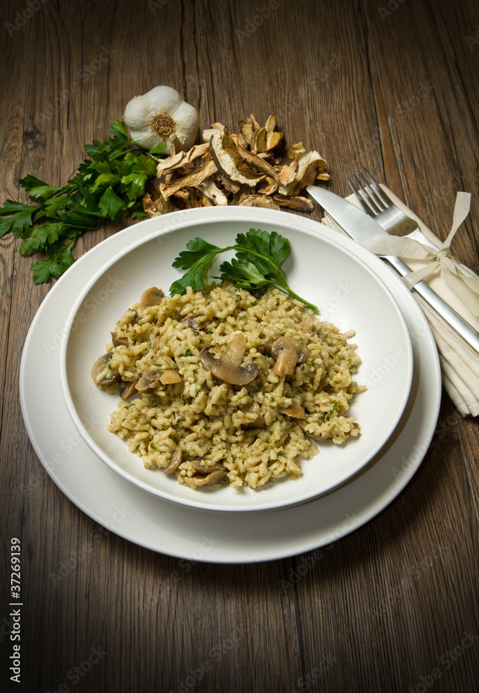 risotto ai funghi