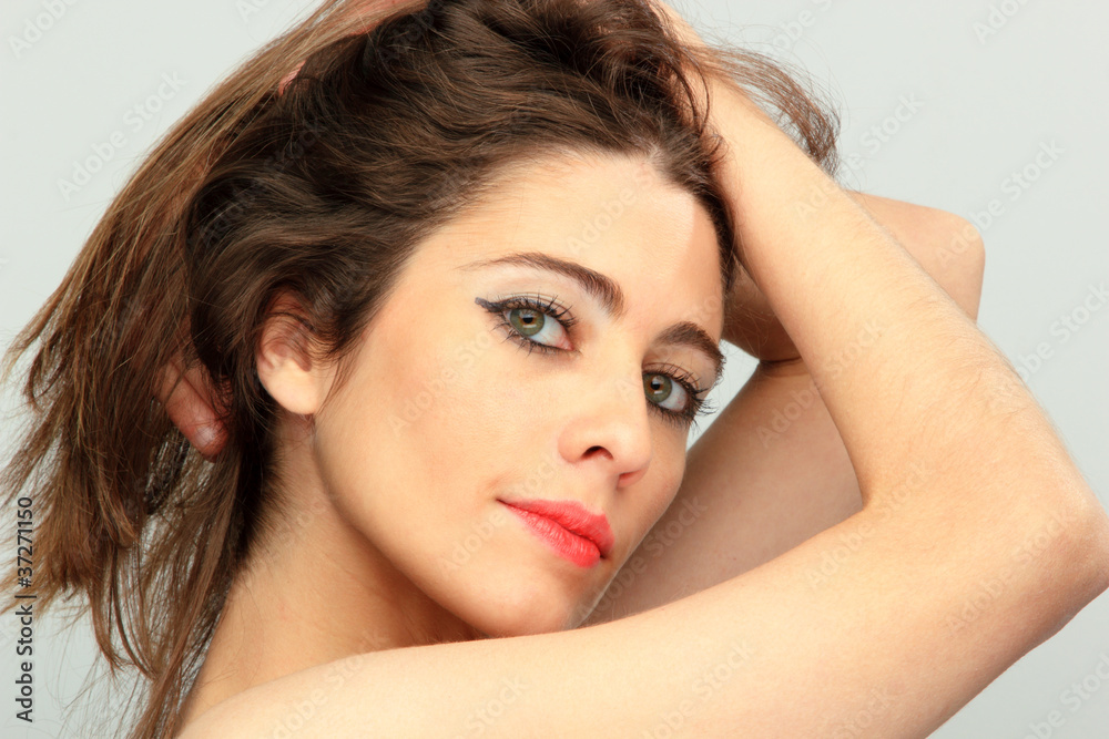 Portrait of glamour beautiful young woman Portrait of glamour beautiful young woman