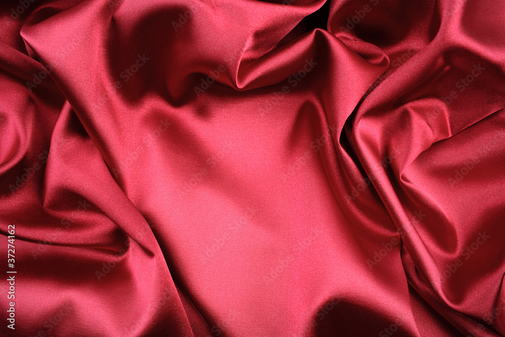 Fototapeta premium Red silk
