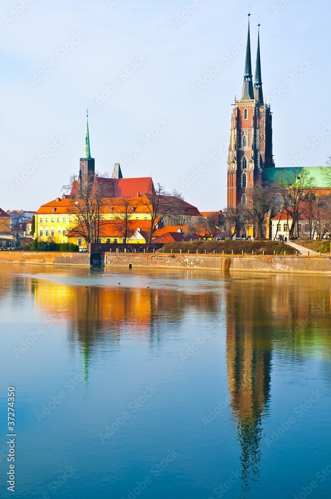 Wroclaw old city, Cathedral Island