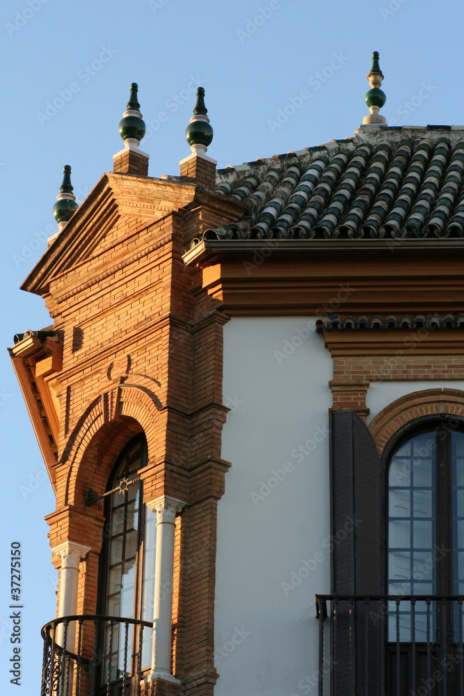 balcone di una casa andalusa