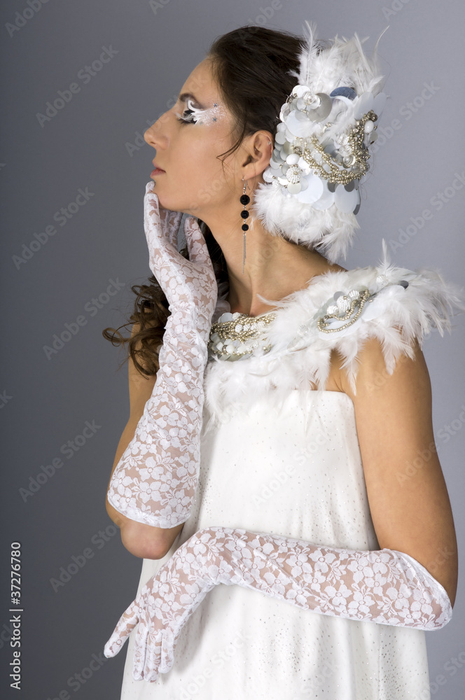 Portrait of a beautiful young woman Portrait of a beautiful young woman