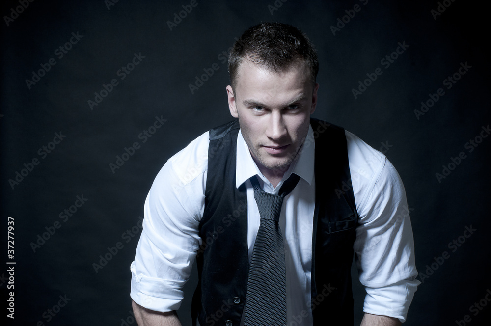 Portrait of successful young businessman