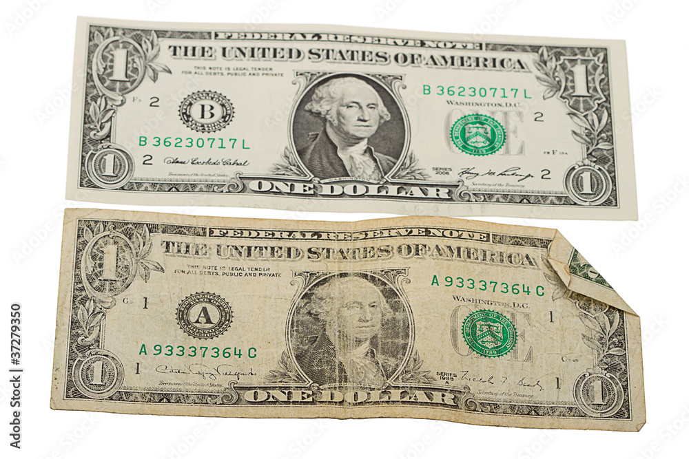 Old 2024 dollar bills