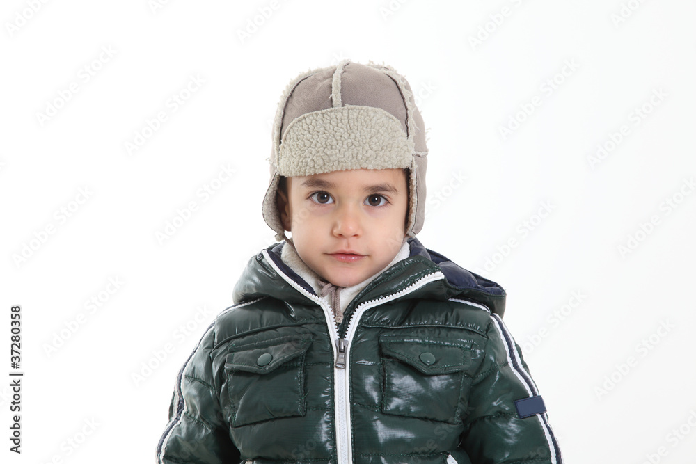 Child in winter clothes Child in winter clothes