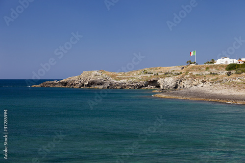 Southest Italian coast in Puglia region