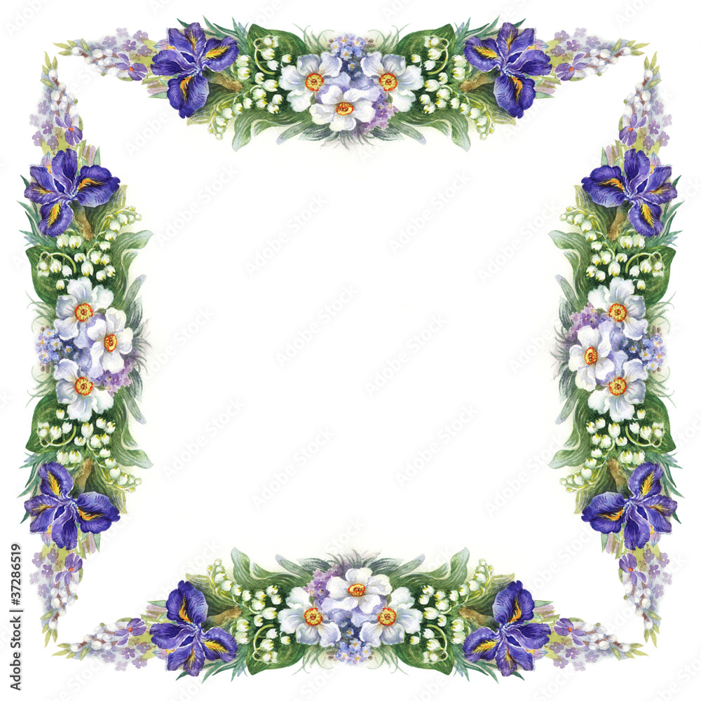 Obraz premium Flowers Frame