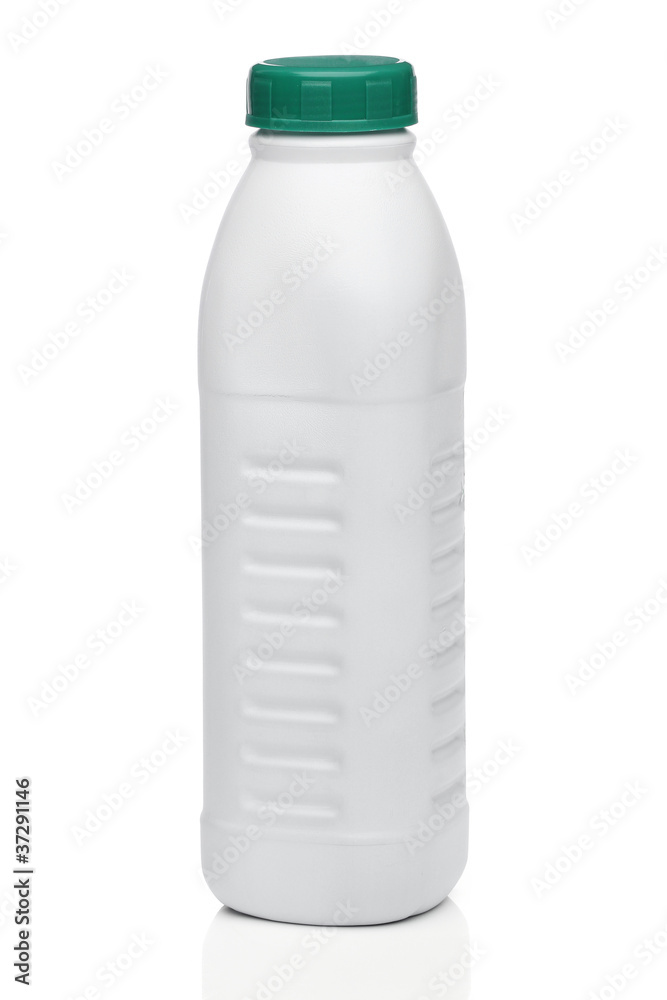 Milk bottle isolated on white with clipping path Milk bottle isolated on white with clipping path