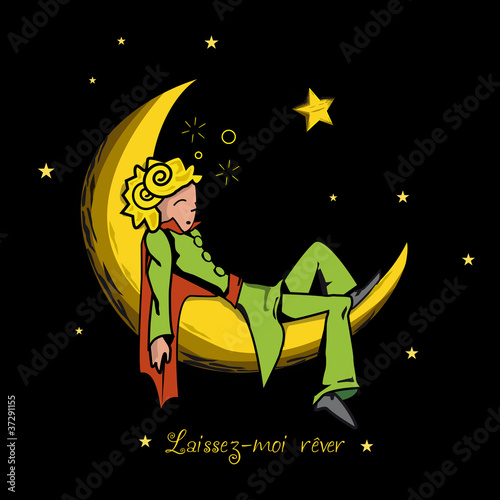 petit prince rêve lune conte