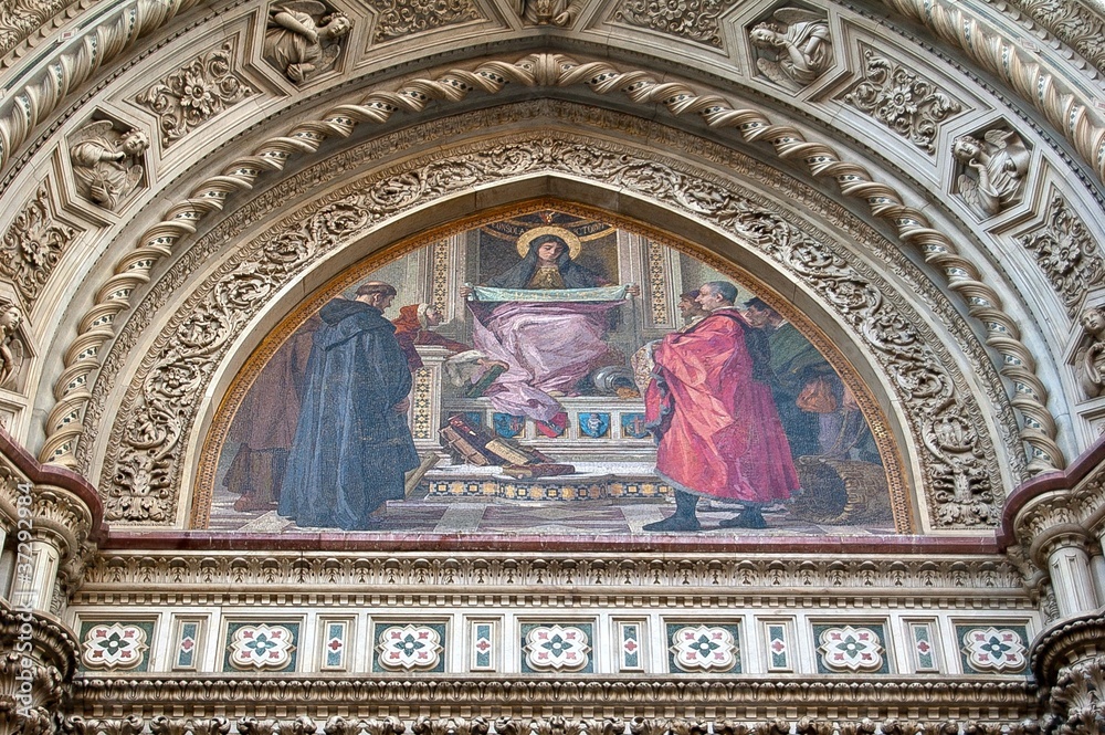 Obraz premium Fresque à Florence en Italie