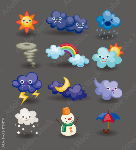 cartoon weather icon
