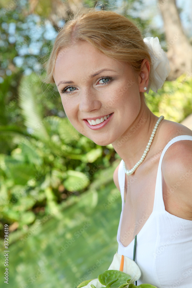 Portrait of beautiful bride Portrait of beautiful bride