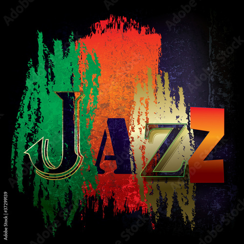 Abstract jazz music background