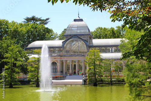 Madrid Palacio de Cristal in Retiro Park