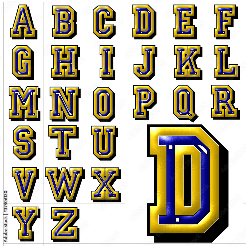 abc alphabet background font jersey design Stock Vector Adobe Stock