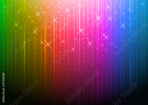 colorful vector background with stars