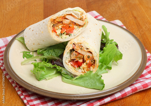 Chicken Fajita Wrap Sandwich