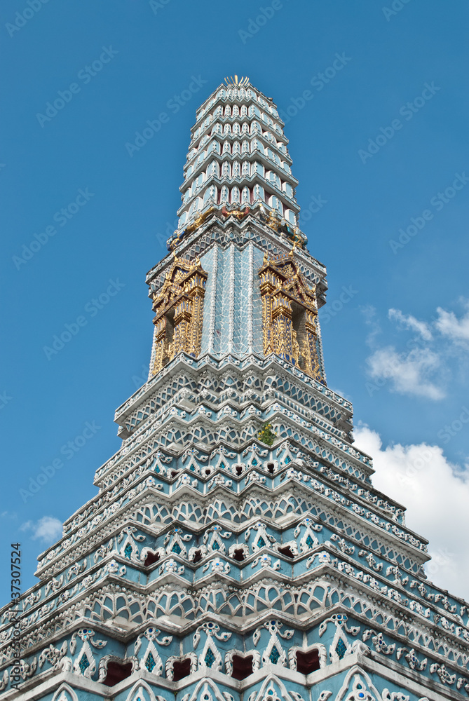 Pagoda,  Wat Phra Kaew of Thailand