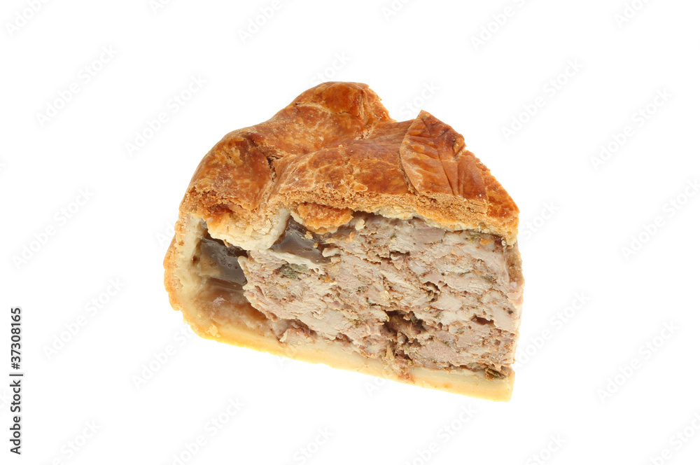 Pork pie slice