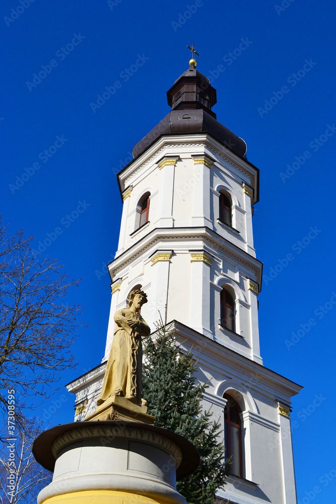 An old bell tower in Pinsk