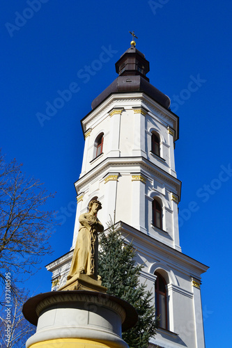 An old bell tower in Pinsk