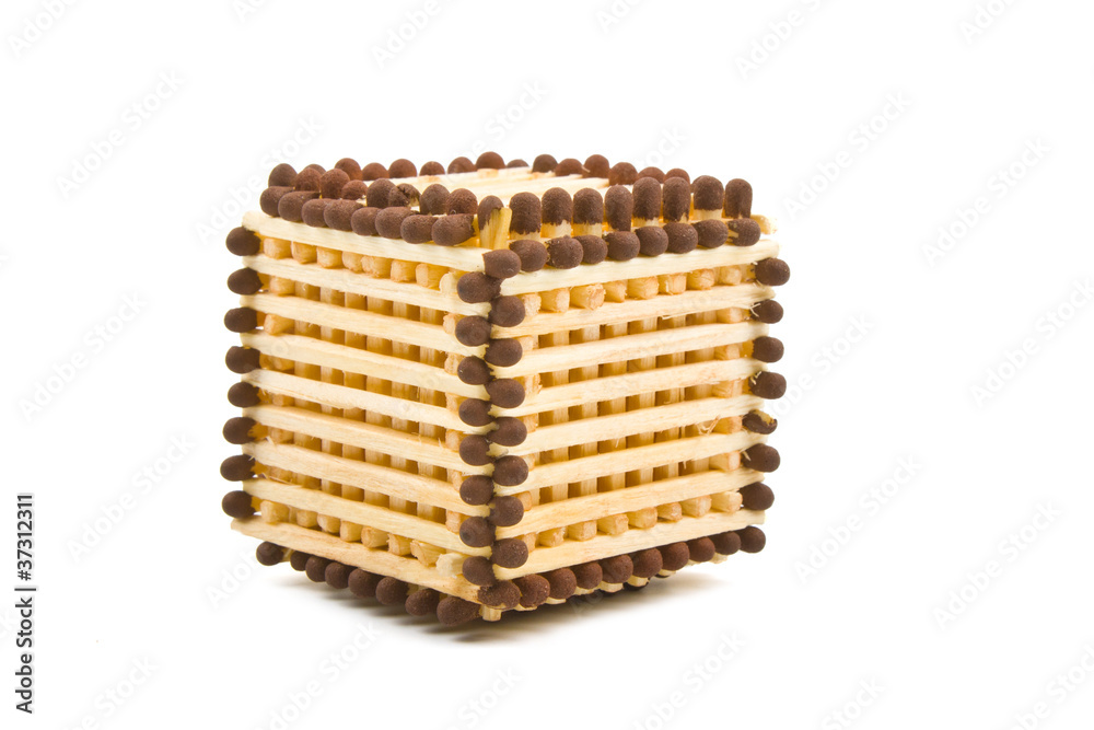 Cube from matches Cube from matches