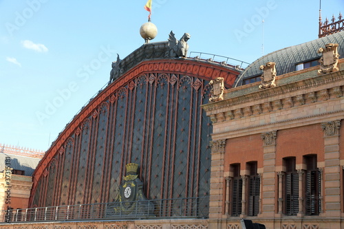 Atocha train station Madrid city Spain