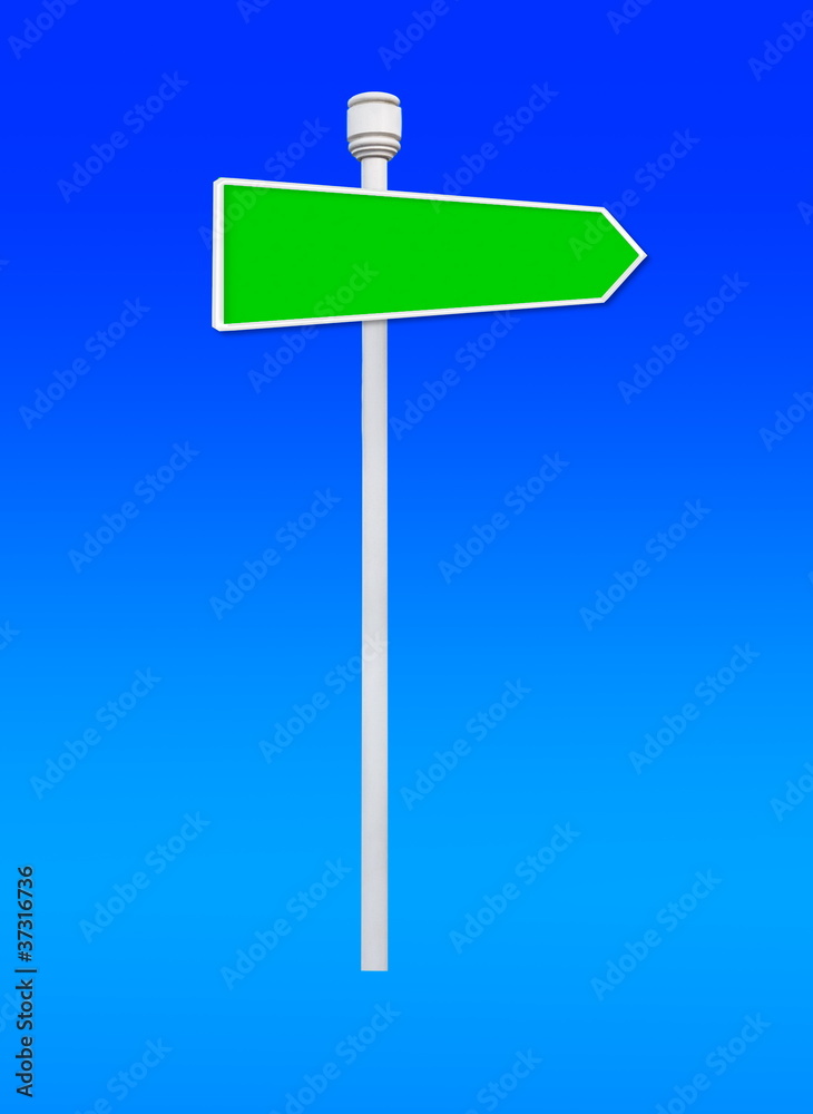 signboard isolated on white. signboard isolated on white.