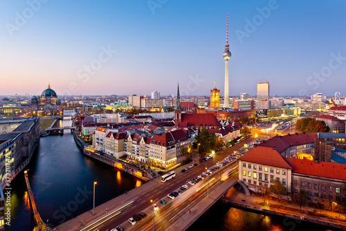 Berlin Alexanderplatz and Fernsehturm photo