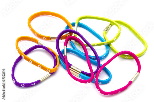 Colorful rubber bands