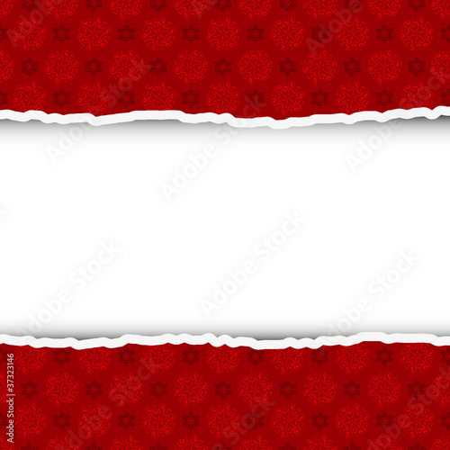 Torn christmas background with place for your text