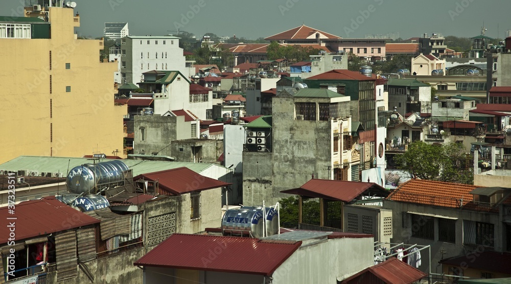 Fototapeta premium Urban landscape in Hanoi
