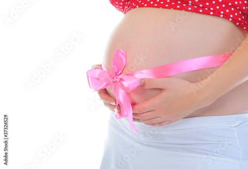 Wallpaper Mural beautiful young pregnant woman Torontodigital.ca